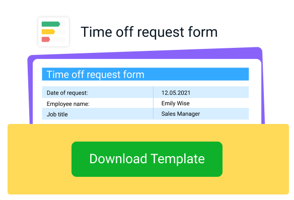 Time off request form