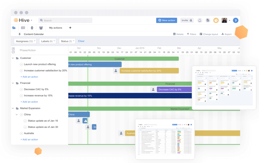 Hive - project scheduling software