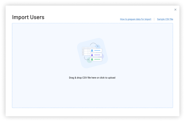 Import user list from CSV